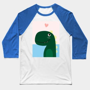 Love Dino Baseball T-Shirt